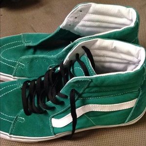 Green Skate High Vans